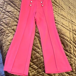 Olivia Sky Pink Wide-Leg Pants